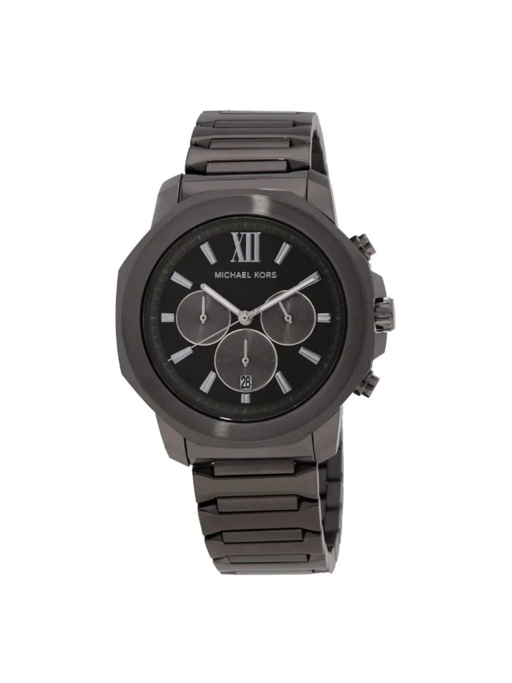 NWT Michael Kors Oversized Prescott Chronograph Quartz Green Dial Men's Watch